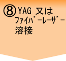 YAG/ファイバーレーザー溶接